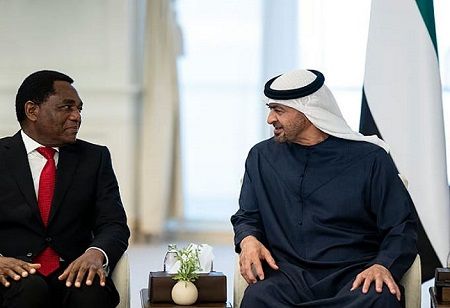 UAE President, Zambia President Discuss Stronger Bilateral Ties