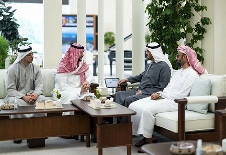 UAE President, Saudi Defence Minister Discuss Bilateral Ties