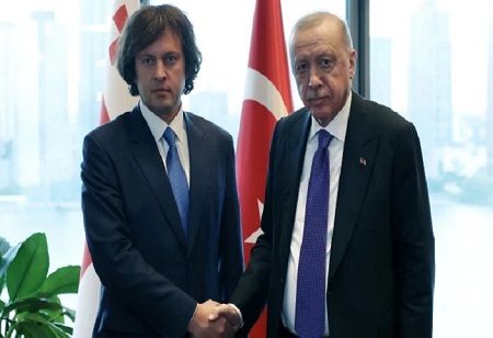 Erdogan Vows to Advance Turkiye Georgia Cooperation at UNGA