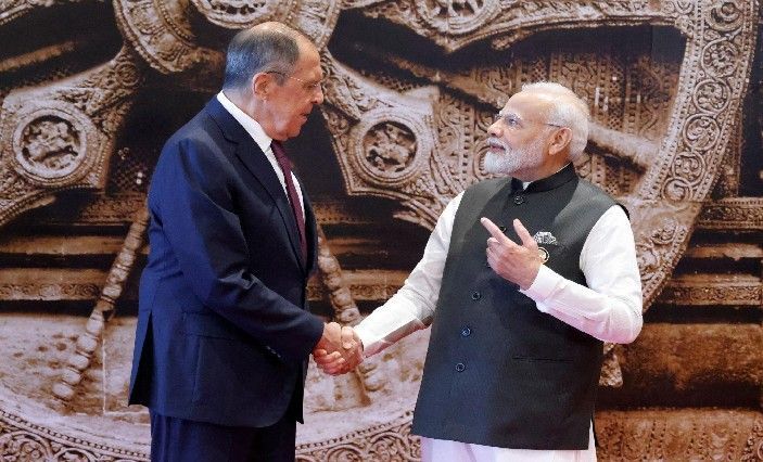 Lavrov Meets Modi; Talks Focus on Ukraine, West Asia