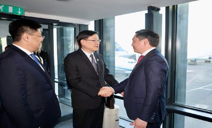Chief Executive Arrives in Kazakhstan for Central Asia Tour